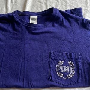 Long sleeve blinged out PINK t-shirt